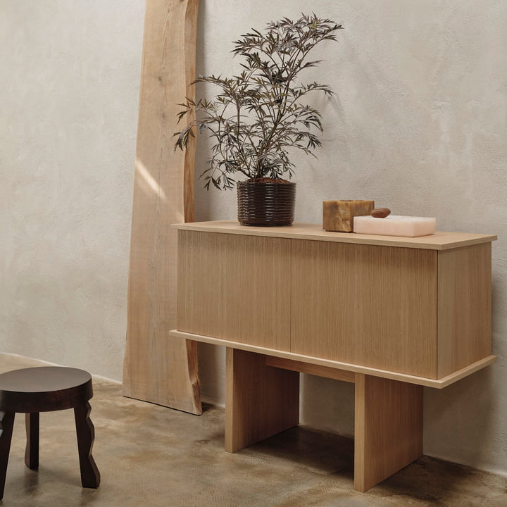 ferm Living - Stilt Single Sideboard, Eiche natur