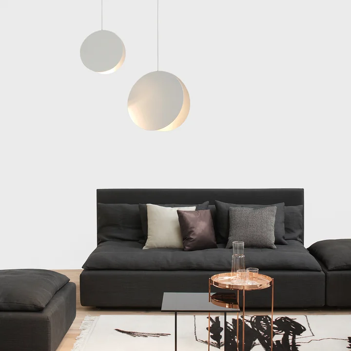 e15 - LT05 North Pendelleuchte, Stahl pulverbeschichtet, signalweiss