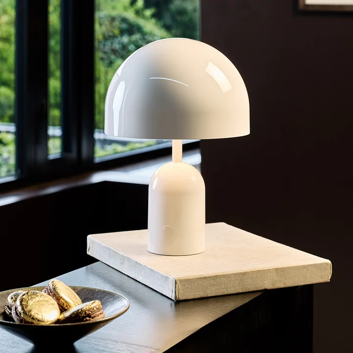 Tom Dixon - Bell LED Tischleuchte mit Akku, weiss