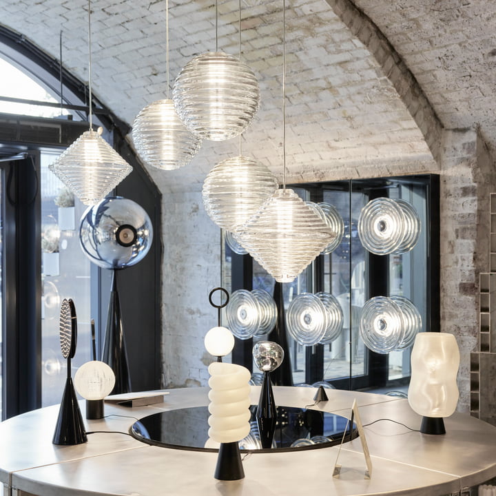 Tom Dixon - Press LED Pendelleuchten, klar