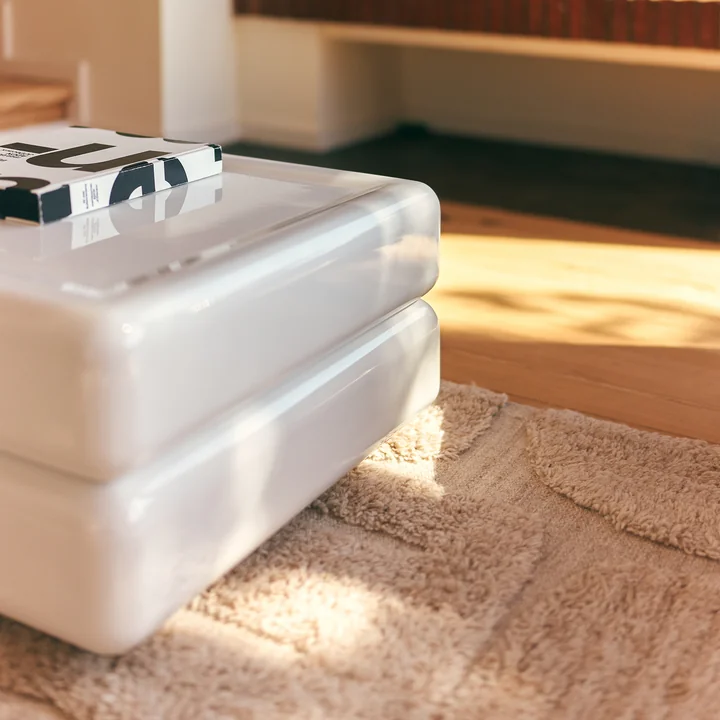 HKliving - Space Couchtisch, 60 x 60 cm, weiss