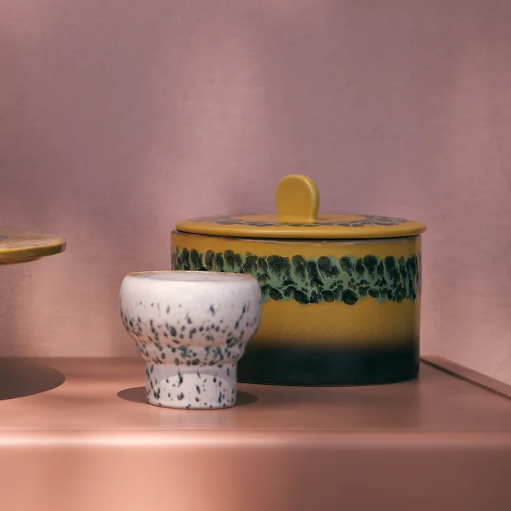 HKliving - 70's Keksdose 1,65 l, kelp