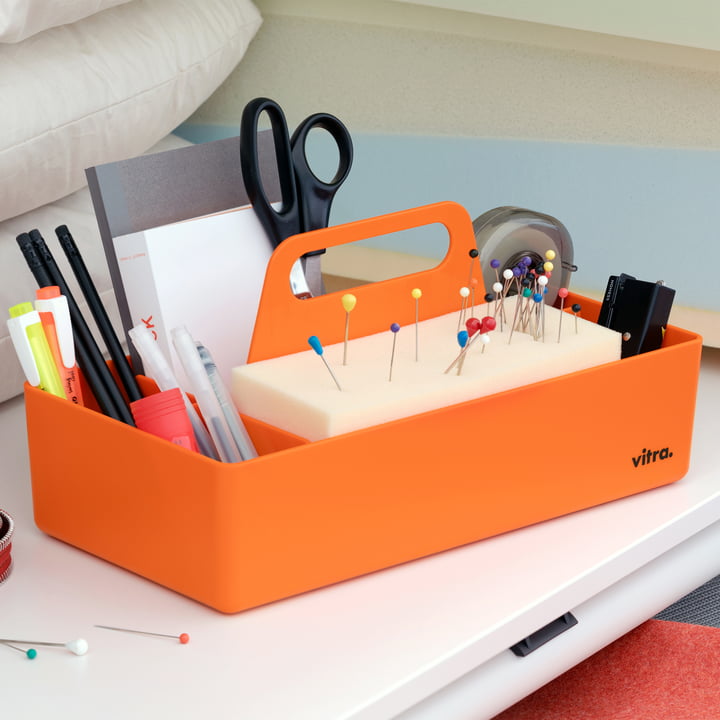 Vitra - Storage Toolbox recycled, mandarine