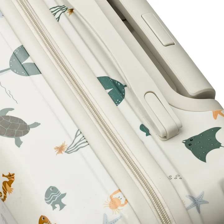 LIEWOOD - Hollie Hardcase Koffer, 40,5 x 40,5 cm, Sea Creature / sandy