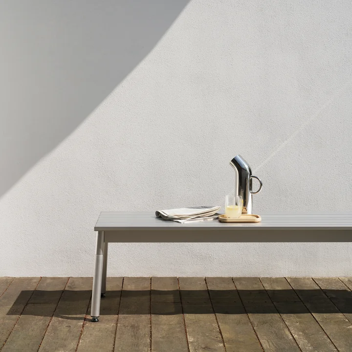 Ex Gartenbank, 173 x 42 cm, Aluminium von Normann Copenhagen