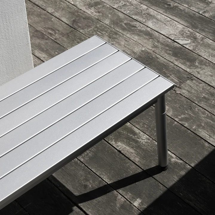 Ex Gartenbank, 173 x 42 cm, Aluminium von Normann Copenhagen