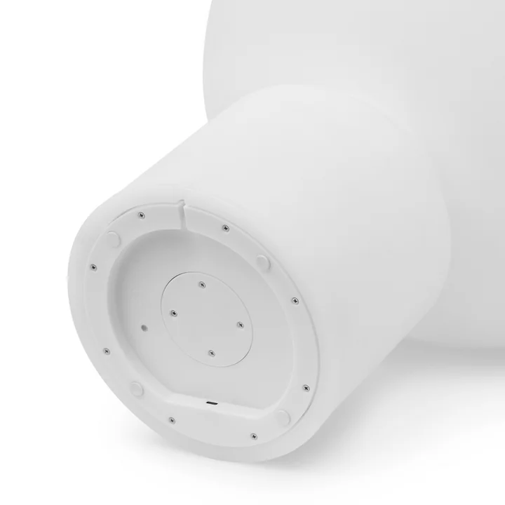 Yo LED Tischleuchte mit Akku, weiss, large, H 60 x Ø 40 cm von Normann Copenhagen