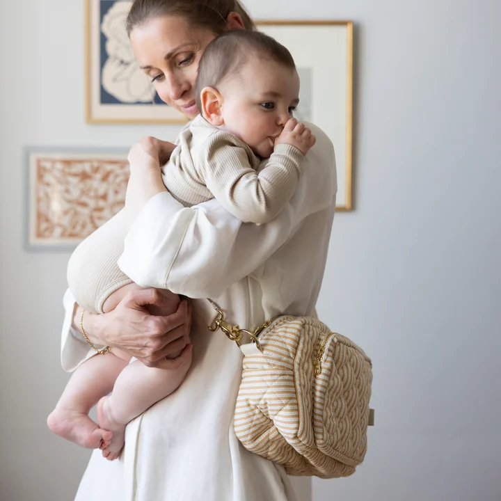 Cam Cam Copenhagen - Umhängetasche klein, gesteppt, oatfield