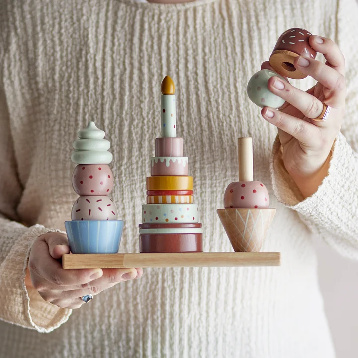 Bloomingville Mini - Celebrate Aktivitätsspielzeug, mehrfarbig (18-tlg.)