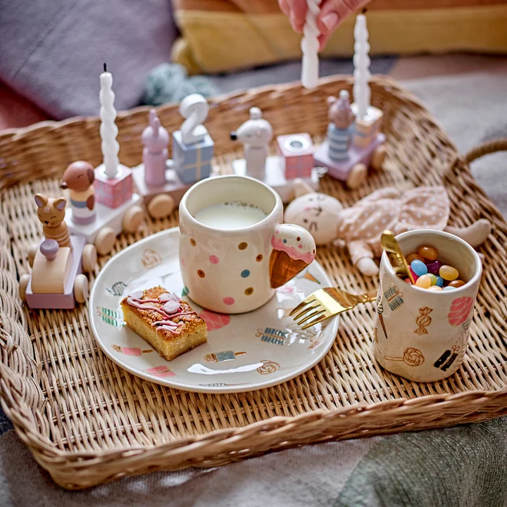 Bloomingville Mini - Creamy Tasse, mehrfarbig