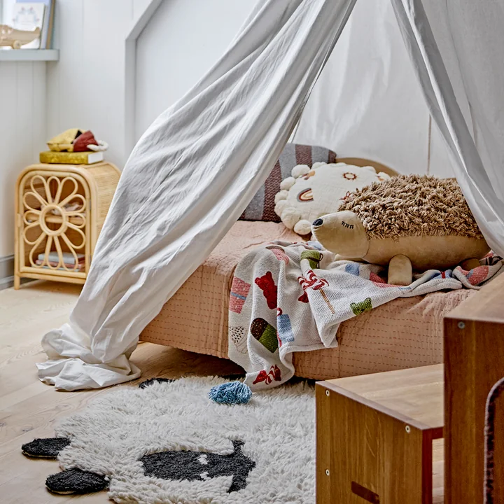 Bloomingville Mini - Sweets Decke, 130 x 160 cm, mehrfarbig