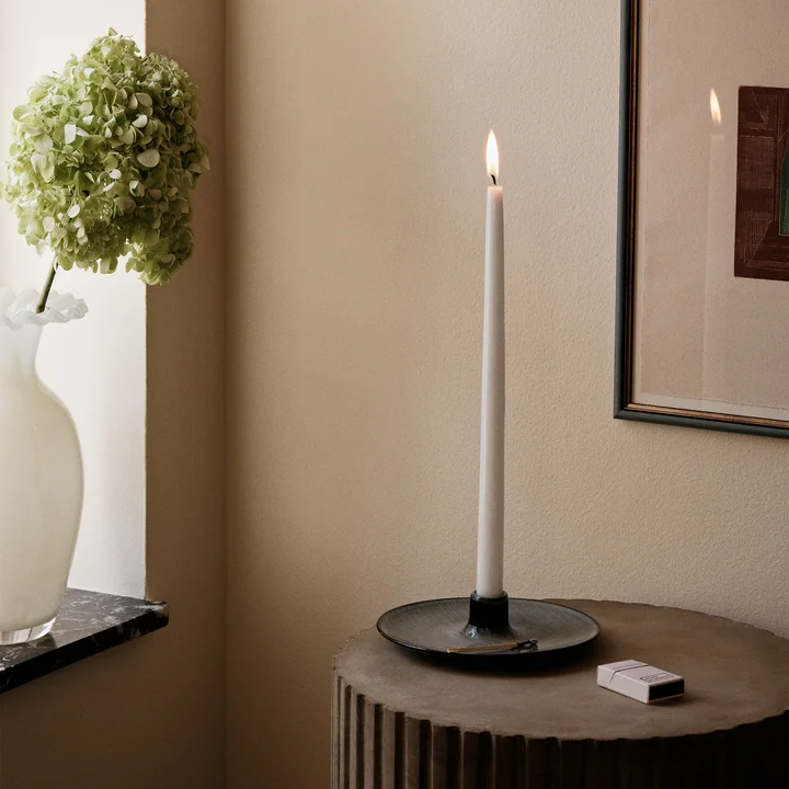 Broste Copenhagen - Nordic Sea Kerzenhalter, soft blue