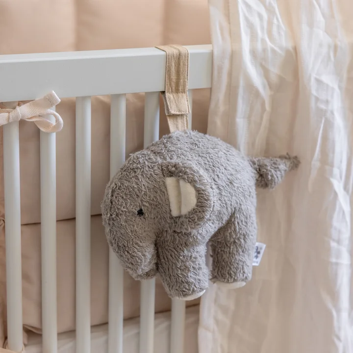 Sebra - Spieluhr, Elefant, grau