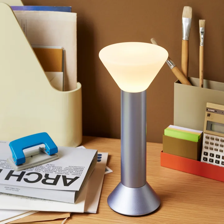 Hübsch Interior - Flash Akkuleuchte, metallic purple