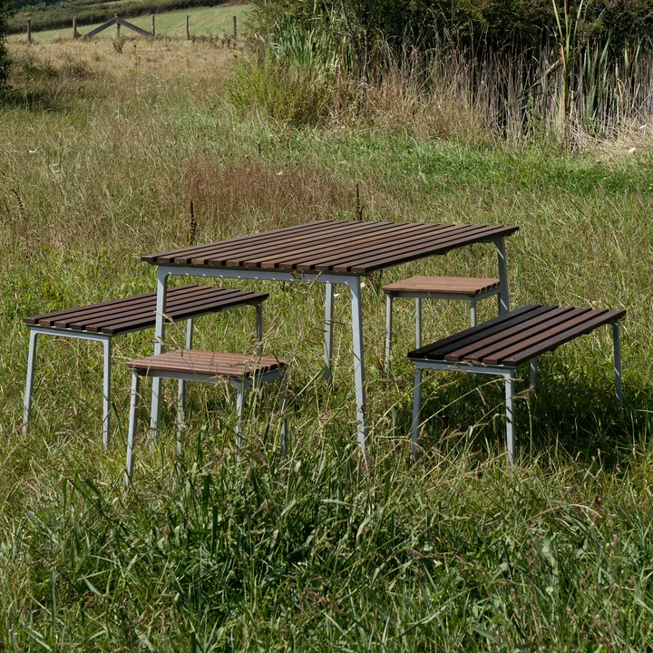 HAY - Traverse Kollektion, aluminium / Esche geölt