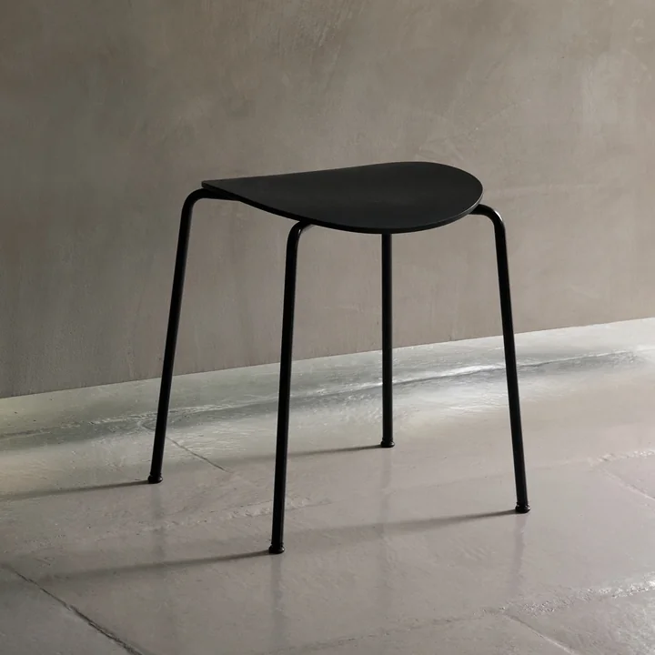 &Tradition - Pavilion AV36 Hocker, H 46 cm, Eiche schwarz 