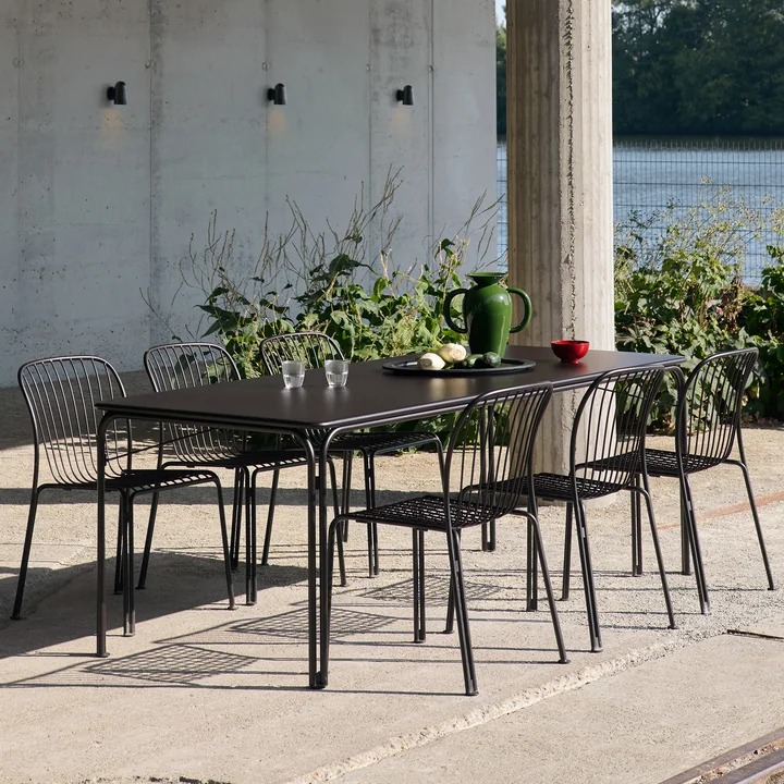 &Tradition - Thorvald SC99 Gartentisch, 220 x 90 cm, warm black