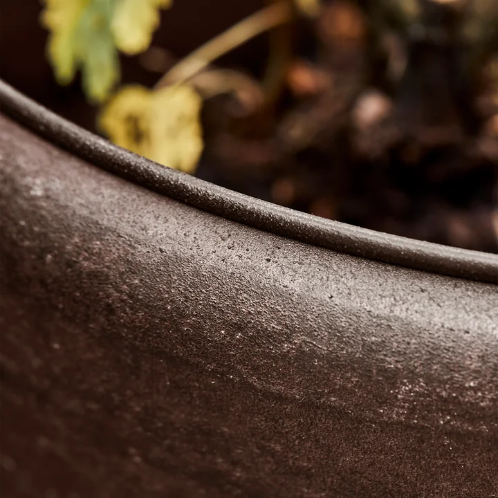 House Doctor - Funnel Blumentopf, braun (3er-Set)