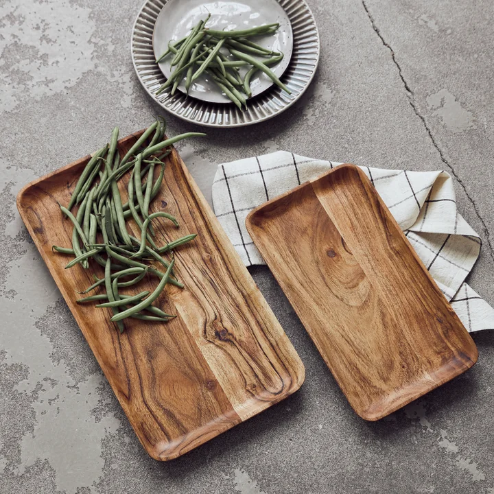 House Doctor - Wood Tablett, Akazie