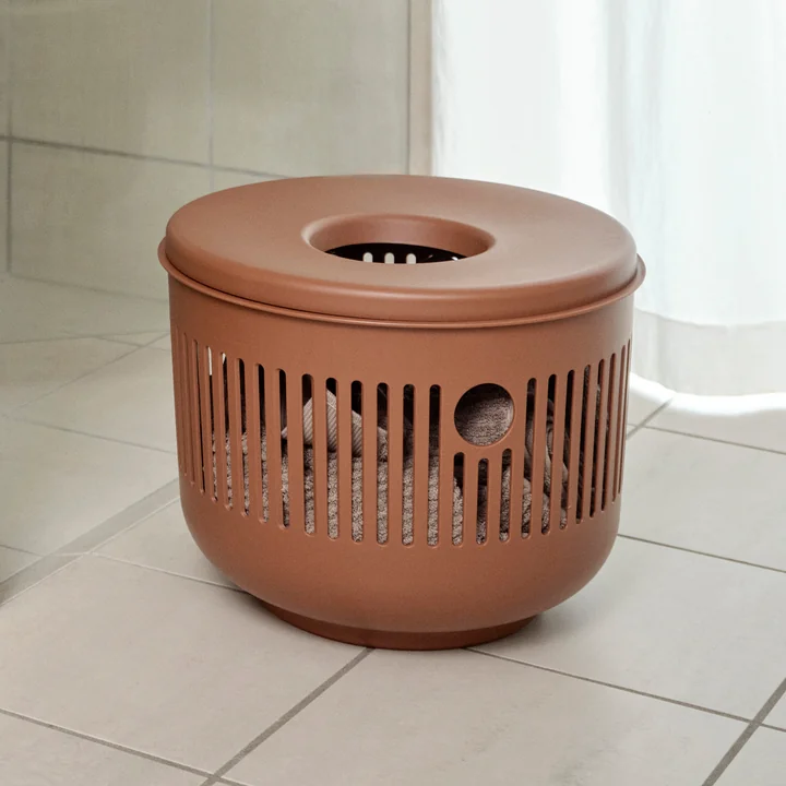 Zone Denmark - Ume Wäschekorb, H 29 cm, terracotta
