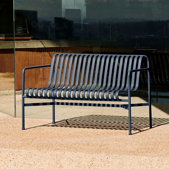 HAY - Palissade Dining Bench, deep blue (Exklusive Edition 2025)