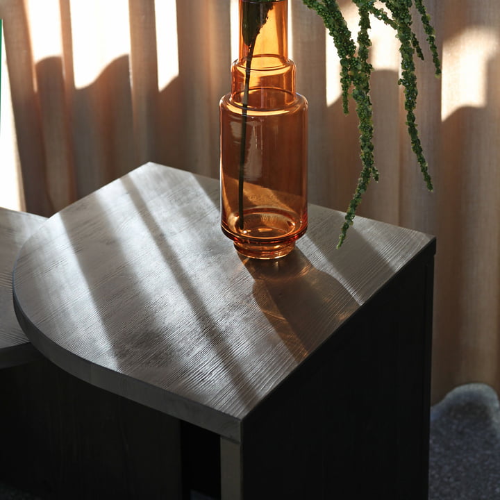 Combine Beistelltisch-Set, Kiefer carobbraun (2er-Set) von Karup Design