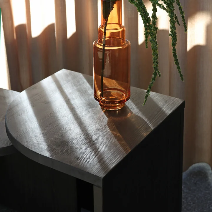 Combine Beistelltisch-Set, Kiefer carobbraun (2er-Set) von Karup Design