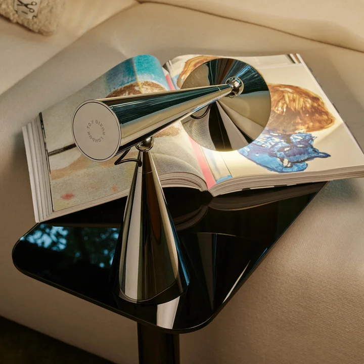 Tom Dixon - Pose Task LED Tischleuchte, silber