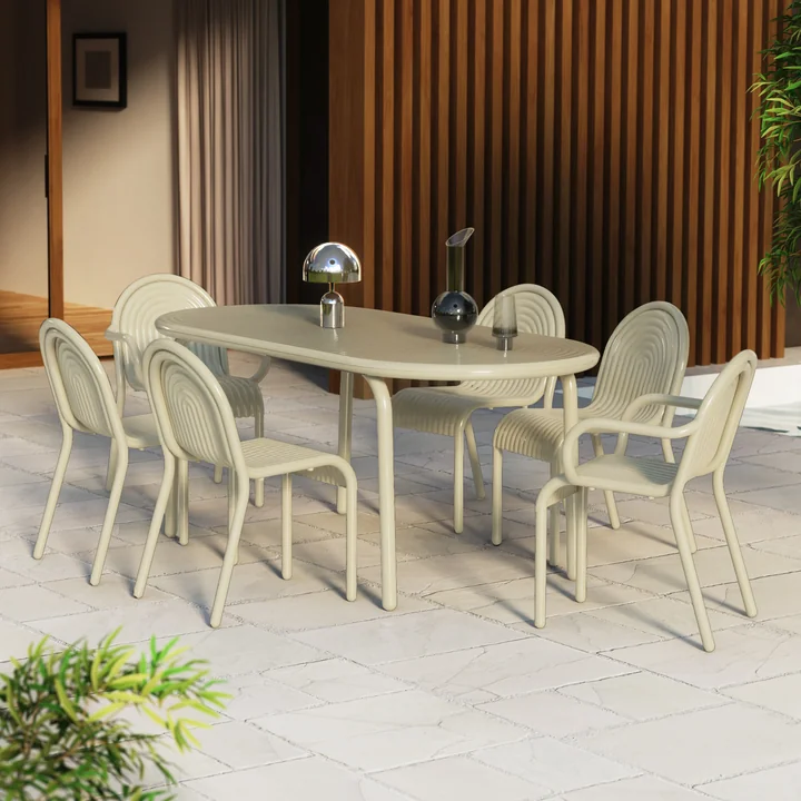 Tom Dixon - Groove Gartenmöbel, putty