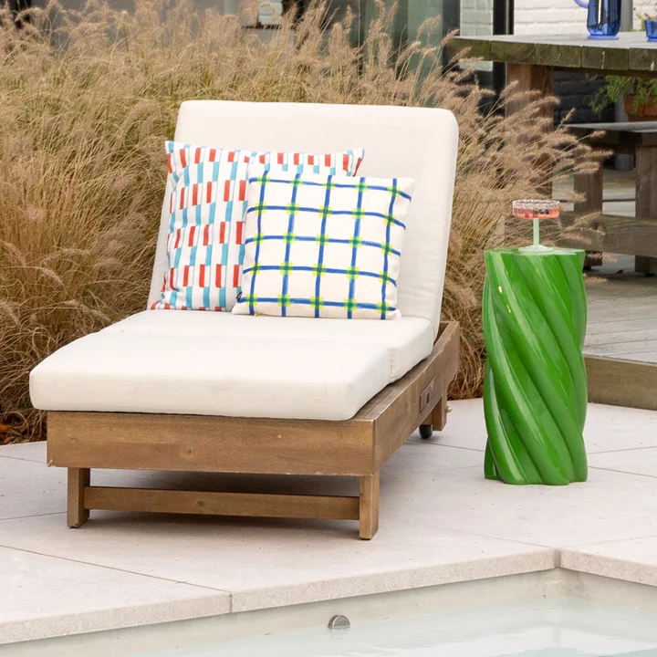 &klevering - Marshmallow Beistelltisch 55 x Ø 25 cm, grün