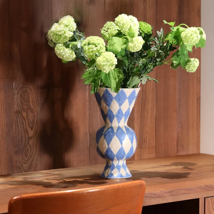 &klevering - Rhombic Vase, blau