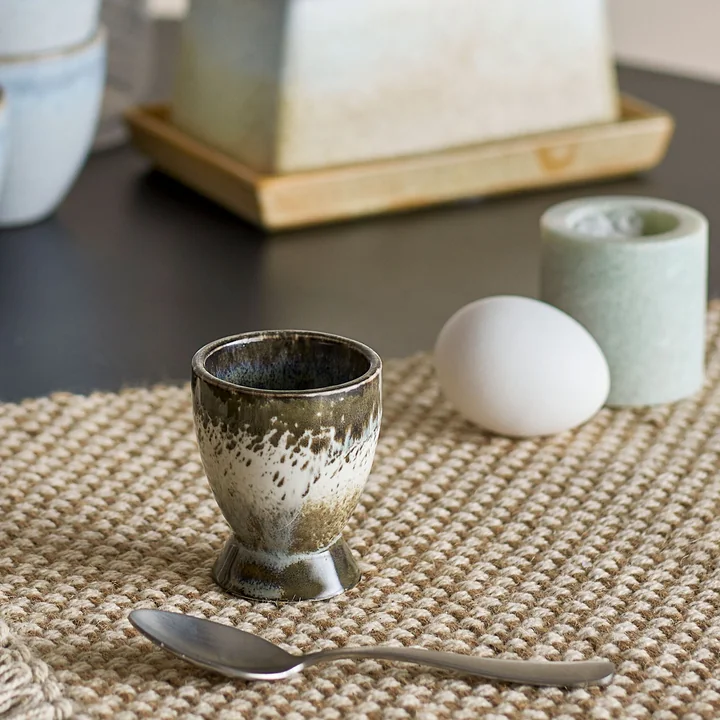 Bloomingville - Paula Eierbecher, Ø 5 x 6,5 cm, grau