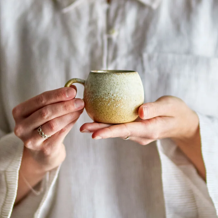 Bloomingville - Paula Espressotasse, Ø 7 x 6 cm, natur