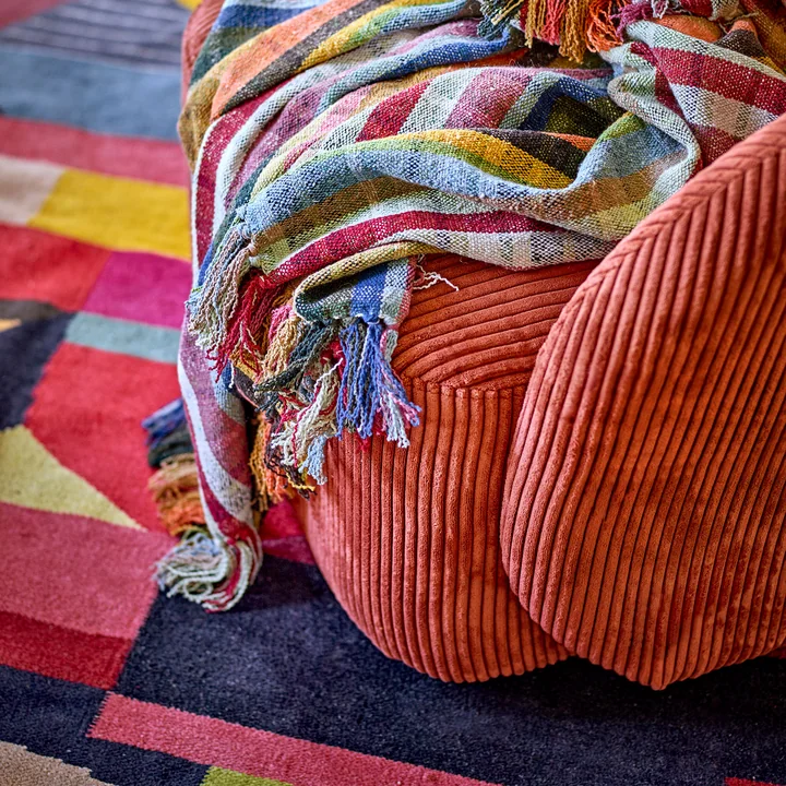 Bloomingville - Loggia Teppich, 140 x 200 cm, mehrfarbig