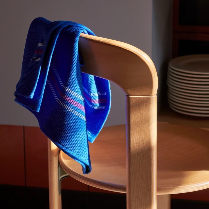 HAY - Canteen Geschirrtuch, blau / fuchsia