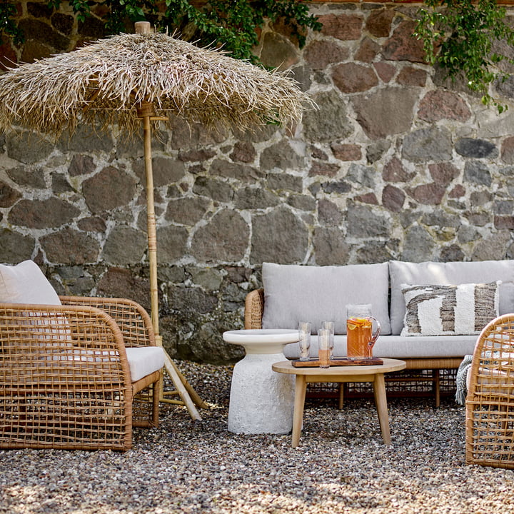Solana Beistelltisch, weiss von Bloomingville