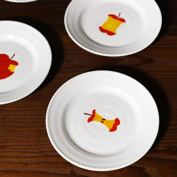 &klevering - Haines Teller, Ø 17 cm, mehrfarbig (4er-Set)