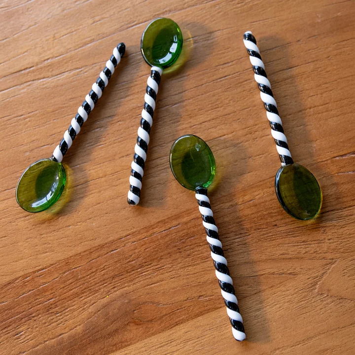 &klevering - Duet Löffel, grün (4er-Set)