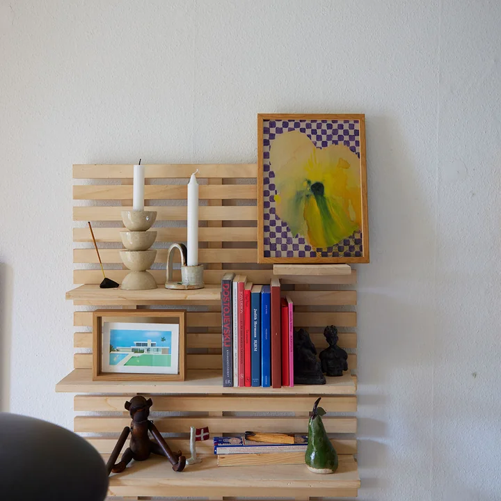 Paper Collective - Flower with Checks Poster