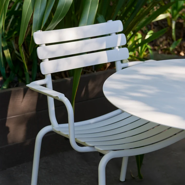 HOUE - Alua Outdoor Dining Armlehnstuhl, muted white