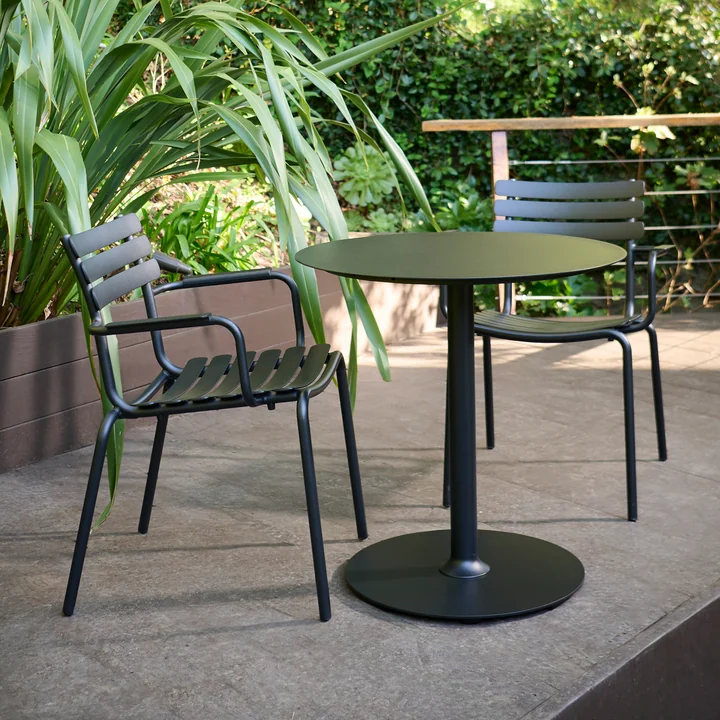 HOUE - Alua Outdoor Dining Armlehnstuhl, schwarz