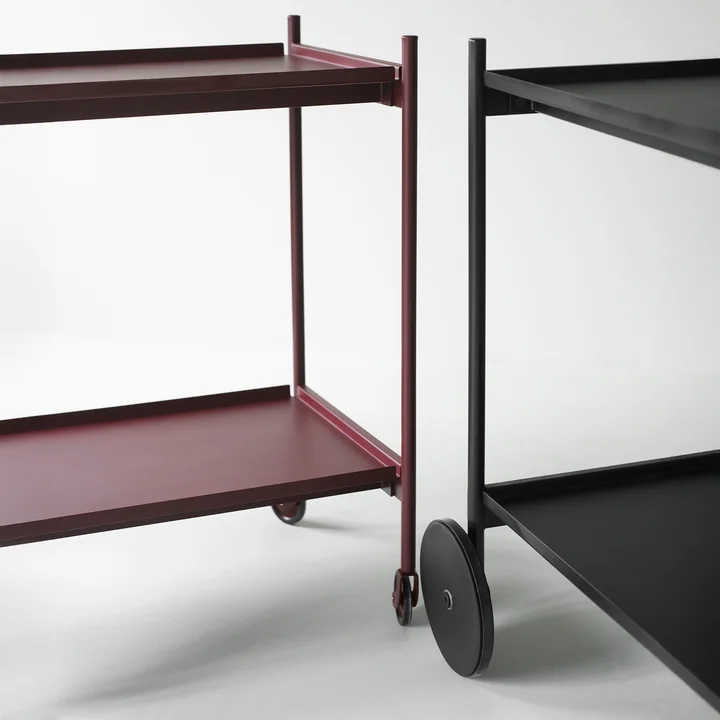 Normann Copenhagen - Rul Trolley, schwarz und burgund