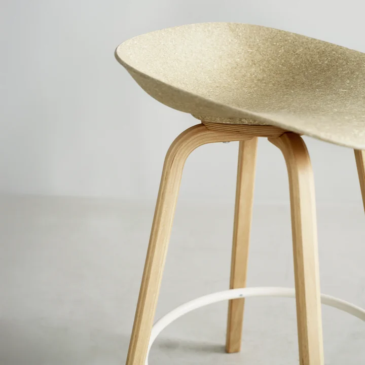 Normann Copenhagen - Mat Barhocker 65 cm, hemp / cream