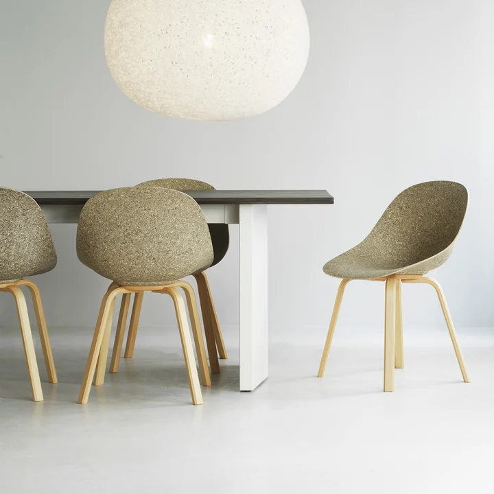 Normann Copenhagen - Mat Armlehnstuhl, seaweed