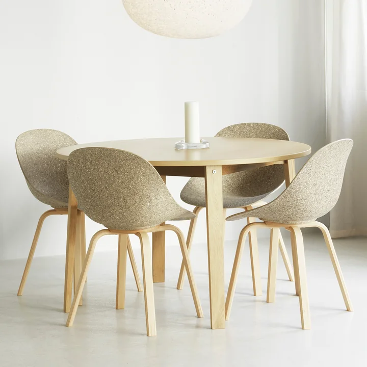 Normann Copenhagen - Mat Armlehnstuhl, seaweed
