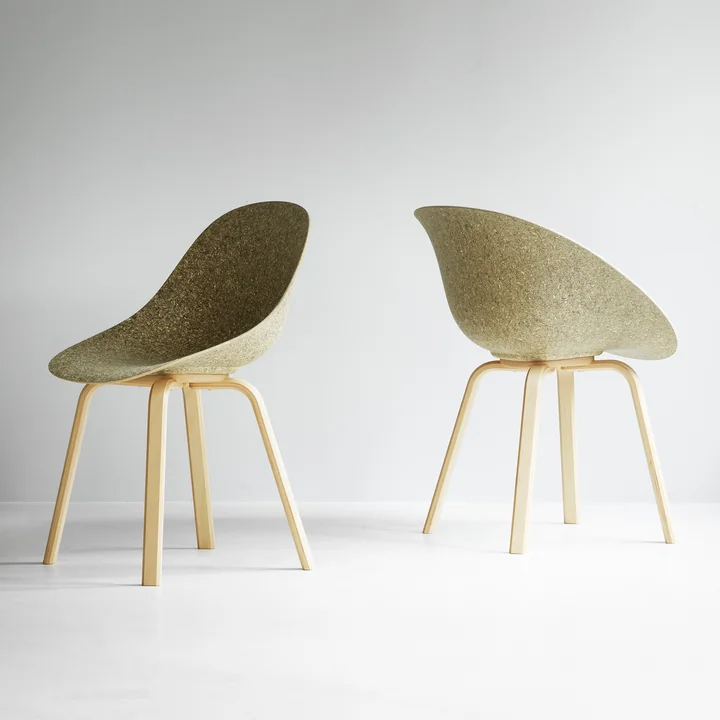 Normann Copenhagen - Mat Armlehnstuhl, seaweed