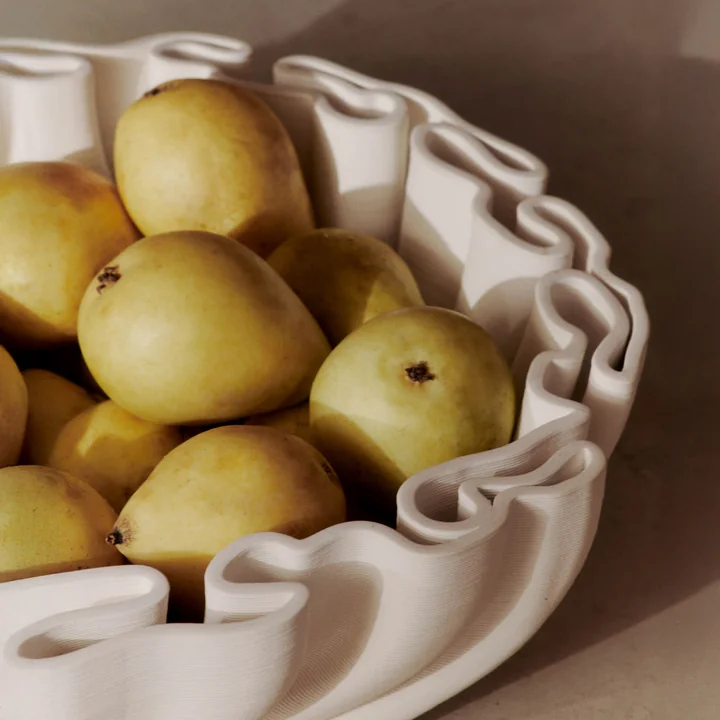 Ferm Living - Dedali Schale, Ø 35,5 cm, off-white