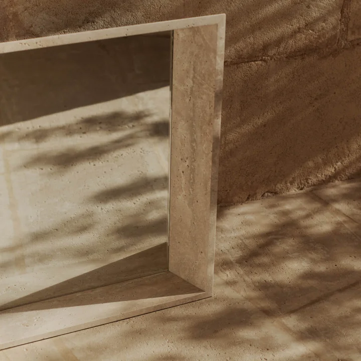 Ferm Living - Lancet Spiegel, 53 x 63,5 cm, sand