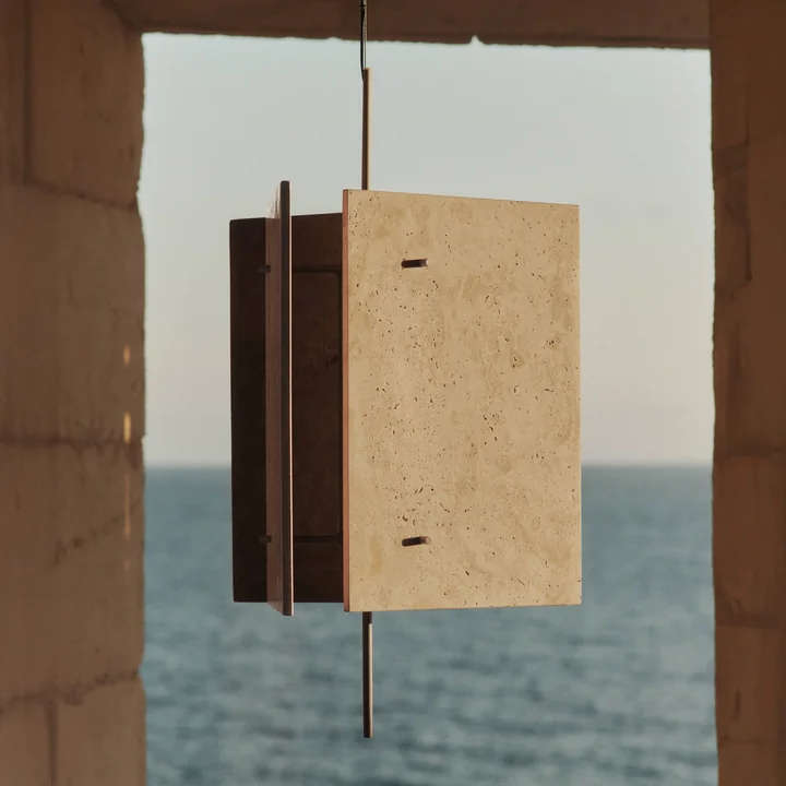 Ferm Living - Oeste LED Pendelleuchte, sand