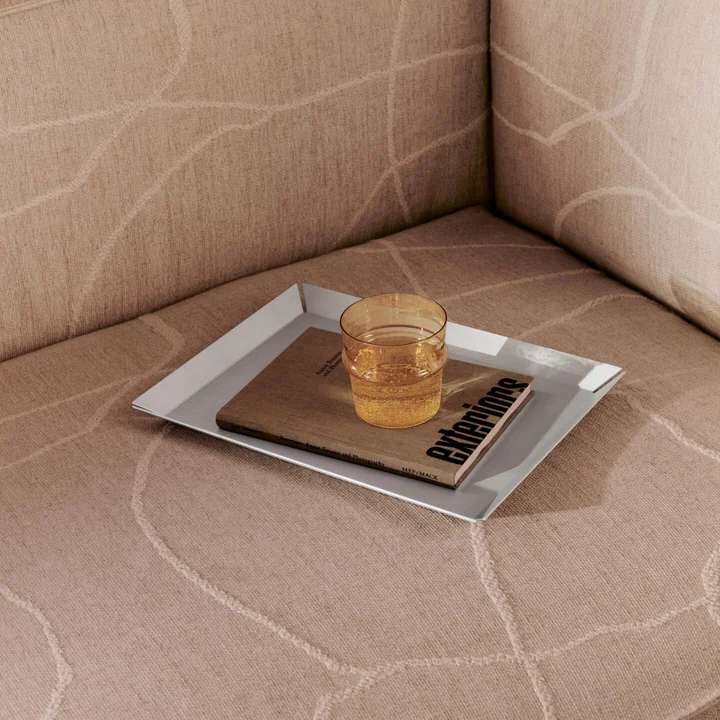 Ferm Living - Press Briefablage, 25 x 34 cm, silber